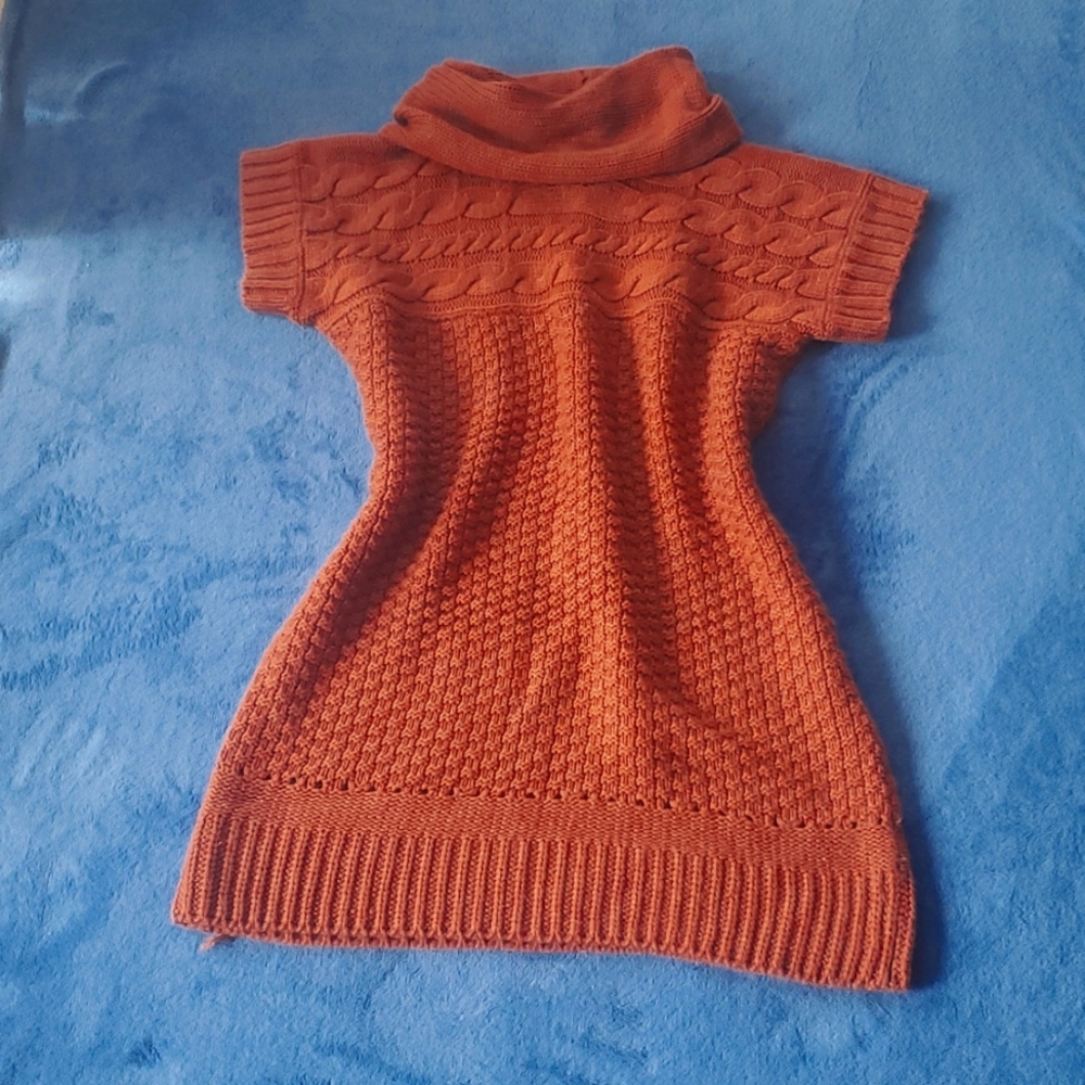 Devoted rust colored cardigan